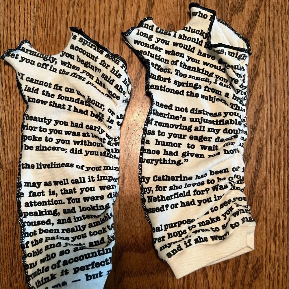 Storiarts Pride and Prejudice Fingerless Writing Gloves Jane Austen